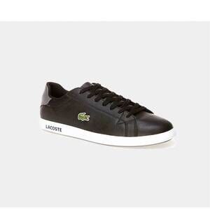 NEW LACOSTE men's graduate lcr3 sneaker in black leather